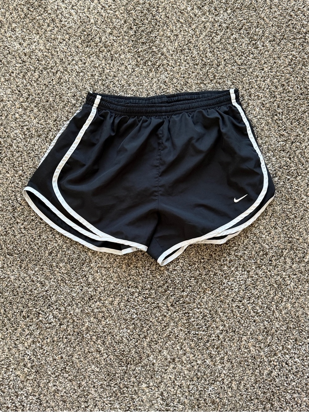 Nike Dri-FIT Women’s Black/White Athletic Shorts Size M